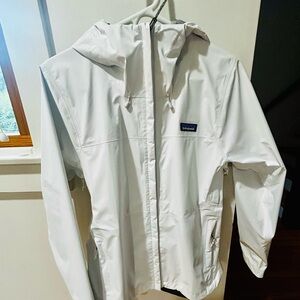 Patagonia Wool White Torrent Shell Rain Jacket. Size S